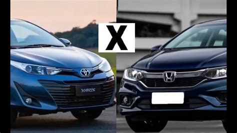 Toyota Yaris Ou Honda City Qual Melhor Op O Youtube