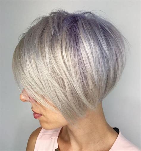 16 Layered Bob Hairstyles For Gray Hair Short Hairstyle Trends