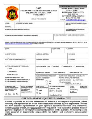 Fillable Online Dfs Dps Mo Registration Form Missouri Division