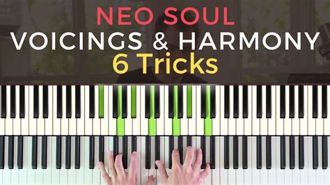 6 Harmonic Tricks & Voicings for Neo Soul [Rnb Piano Tutorial]