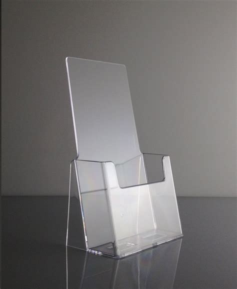 Clear Acrylic Trifold Brochure Document Holder Displays Etsy