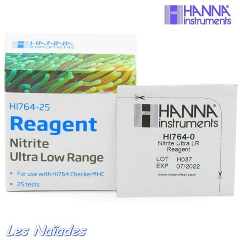 Réactifs pour mini photomètre Checker HC nitrites Hanna Instruments