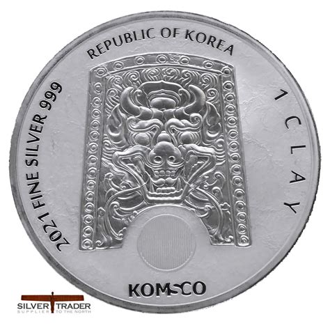 2021 South Korea Chiwoo Cheonwang 1 Ounce Silver Bullion Medal