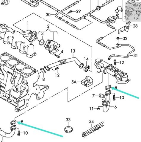 USZCZELKI CHŁODNICY ZAWORU EGR VW AUDI 03L131547N 8860440571