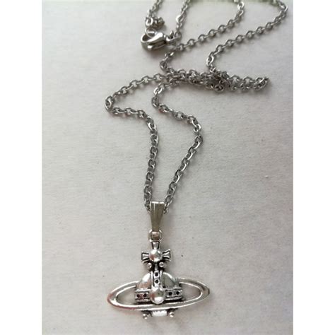 Nana Osaki Anime Necklace Silver Saturn Necklace Saturn Orbi Inspire