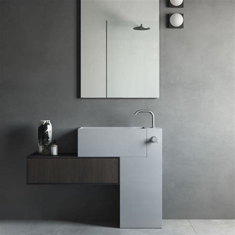 Rexa Design Argo Freestanding Washbasin Rexa Design Finishes Corian