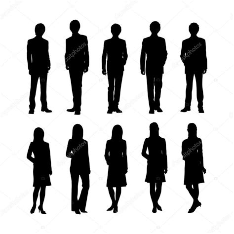 Business Silhouette Stock Vector By ©v Graphix 6076099