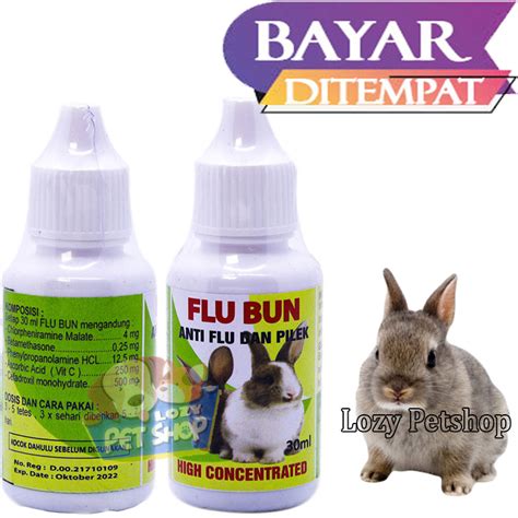 Obat Flu Kelinci Pilek Ingusan Flu Bun Ml Lazada Indonesia