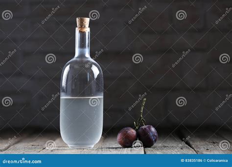 Plumb Brandy Romanian Tuica Stock Photo Image Of Fruit Plumb 83835186