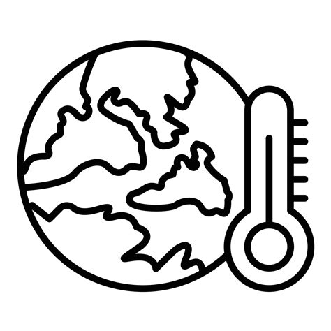 Climate Change Line Icon 7585892 Vector Art at Vecteezy