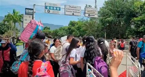 M S De Mil Ni Os Venezolanos Cruzan La Frontera Para Estudiar En