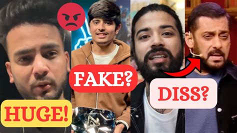 🔴🔥elvish Yadav Big Project Reveal Total Gaming Face Reveal Is Fake Uk07 Rider Diss Salman