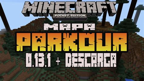 Mapa De Parkour Minecraft Pe Youtube