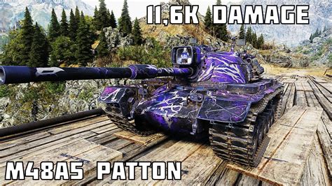 M48A5 Patton 11 6K DAMAGE 5 KILLS World Of Tanks YouTube