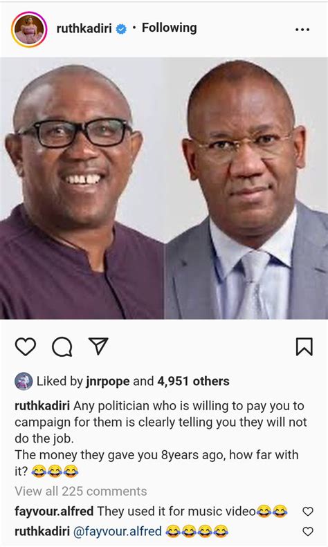 Peter Obi S Updates And Full Time Supporter On Twitter Ruth Kadiri