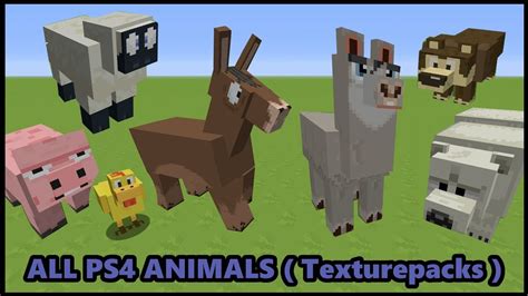 Minecraft animals texture pack - purchaselord