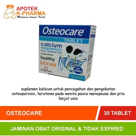 Jual Osteocare Isi Tablet Obat Original Vitabiotics Shopee Indonesia