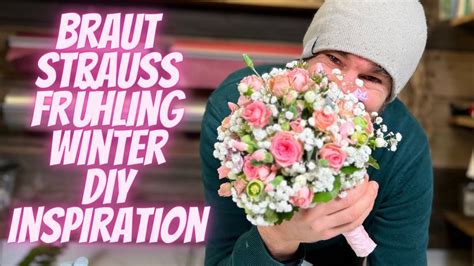 Brautstrauss Kompakt Rosa Weiss Zum Selber Machen Floristik Anleitung