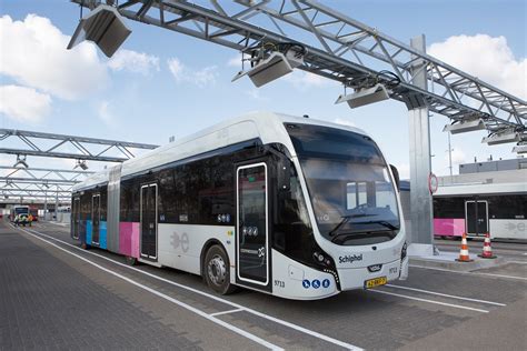 Electric Buses Fuel Zero Emission Transport At Amsterdams Schiphol