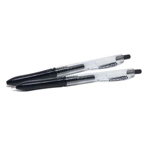 BOLPEN PULPEN GEL KOKORO 0 5 HITAM PCS Lazada Indonesia