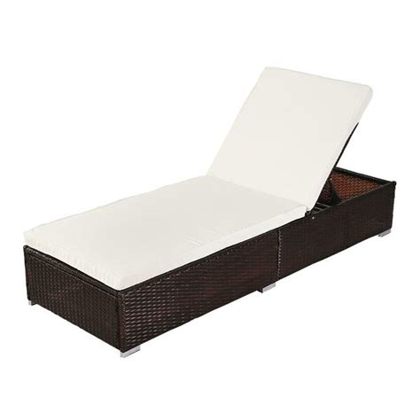 Latitude Run Chakka Outdoor Reclining Chaise Lounge With Cushion