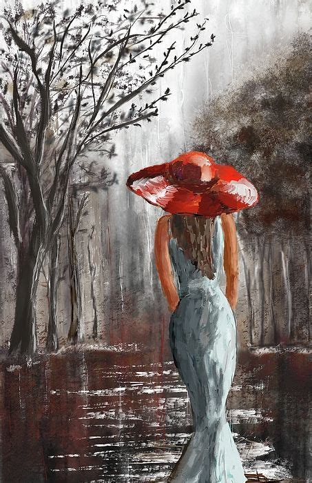 Lady In A Red Hat By Eduardo Tavares Art Fine Art America Painting