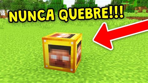 Nunca Quebre Esse Bloco Do Minecraft Muito Perigoso Youtube