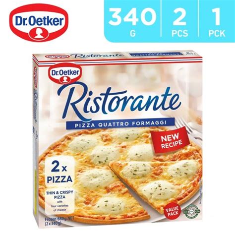 Buy Dr Oetker Ristorante Quattro Formaggi Pizza 2 X 340 G Free Cutter