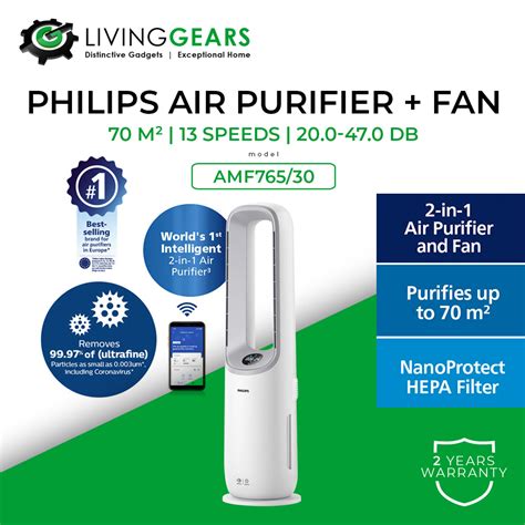 Philips In Air Purifier And Air Performer Fan Series Amf