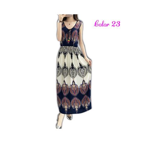 W Stylu Vintage Kobiety Lato Czeski Sukienka Pla A Boho Eleganckie