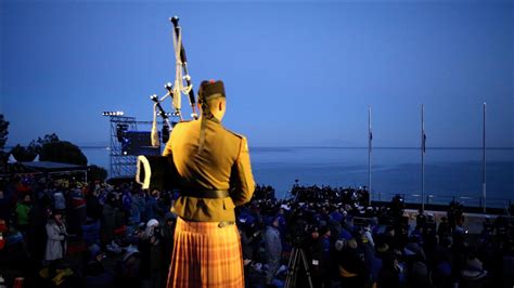 Anzac Day Dawn Service In Canakkale Turkey Anadolu Ajansı