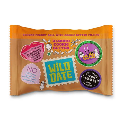 Wild Date 135g Hunger Busters | Almond Peanut Ball With Cookie Butter