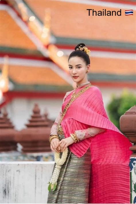Thai National Costume 🇹🇭thai Dress 🇹🇭sabai 🇹🇭thai Culture 🇹🇭 In 2024