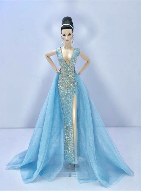 Fahsai Design Gown Outfit Dress Fashion Royalty Silkstone Barbie Model Doll Fr Ebay Fashion