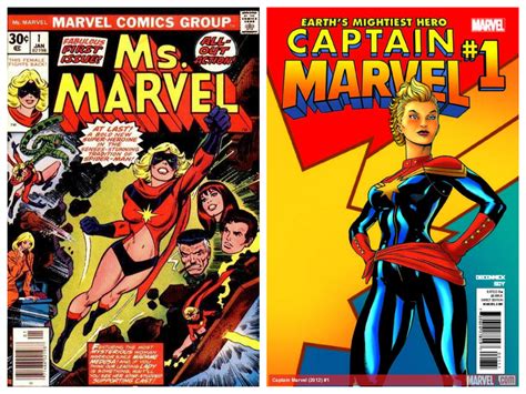 Captain Marvel The Surprising History Of How Female Superheroes Came