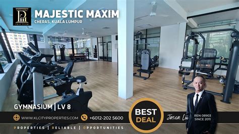 Majestic Maxim Condo Partly Furnished Living Near MRT Taman Connaught