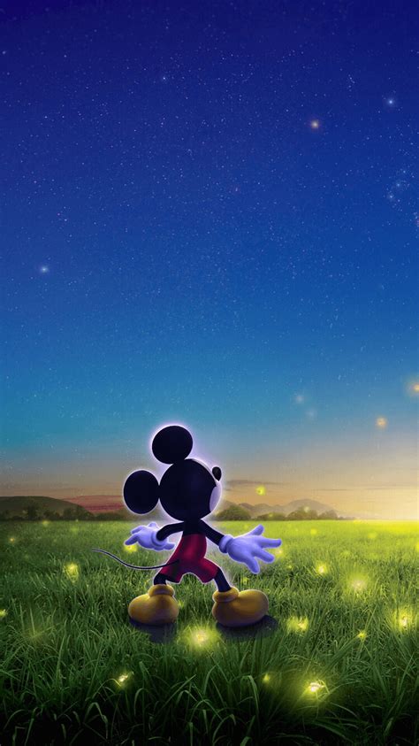 Mickey Mouse Galaxy Wallpaper