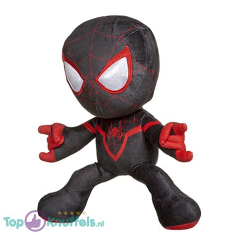 Spiderman Marvel Pluche Knuffel Schietend Zwart Kopen Topknuffels Nl