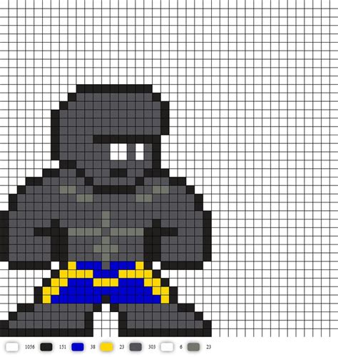 Blok From Legion Of Superheroes Dc Perler Bead Pattern Melty Bead