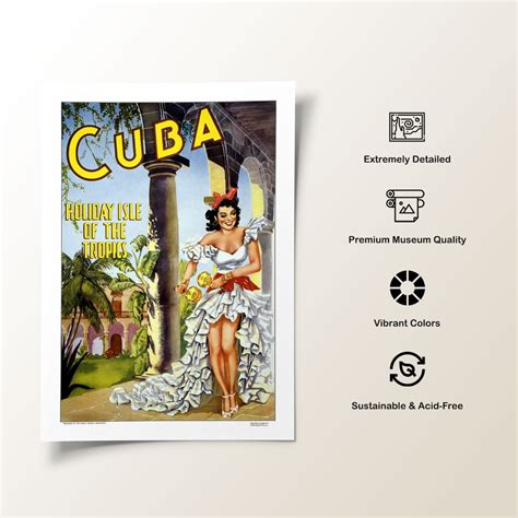 Buy Cuba Travel Poster Art & Prints Online India at Best Price ...