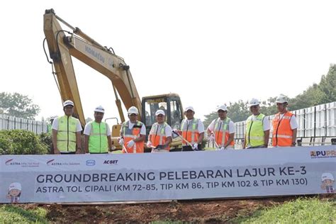 Pelebaran Lajur Tol Cipali Resmi Dimulai