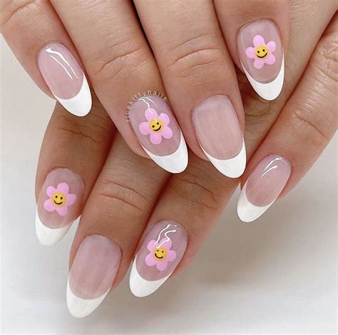 Nude Nails Ideas For Spring Nail Art Ideas With Cottagecore Nail Art