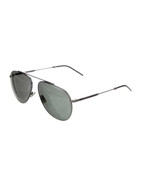 Dior Homme Aviator Tinted Sunglasses Grey Sunglasses Accessories