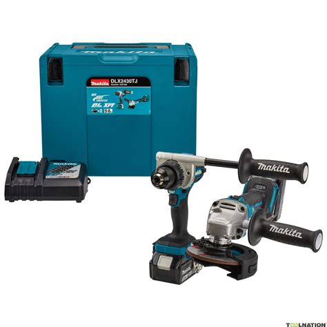 Makita Dlx Tj Comboset V Ah Li Ion Ddf Taladro Sin Cable