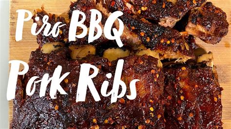 Piro BBQ Pork Ribs Spicy Nepali Style Barbecue Pork Ribs Recipe