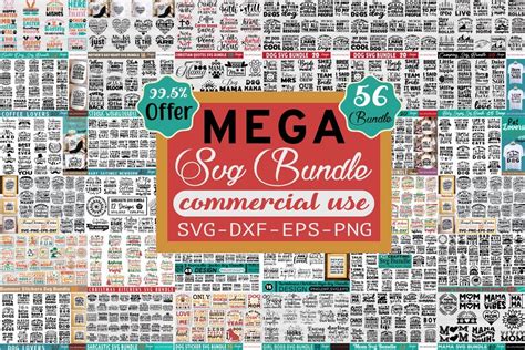 Mega Svg Bundle Bundle · Creative Fabrica