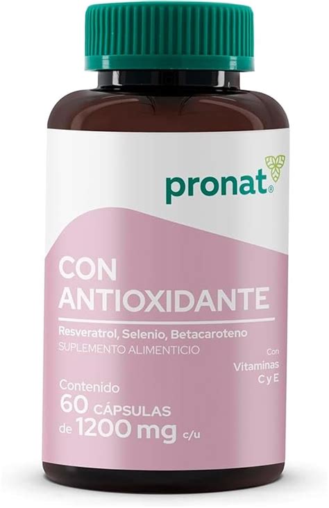 Pronat Con Antioxidante Suplemento Alimenticio Con Resveratrol