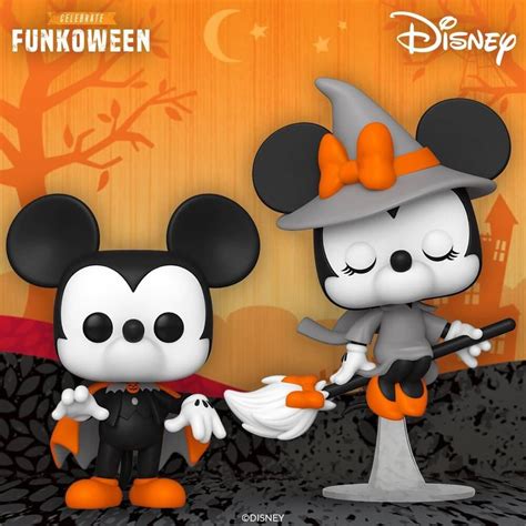 Funko Releases New Mickey And Minnie Halloween Pop Figures Funko Pop