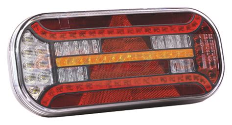 V V R H Led Rear Combination Trailer Light Lamp With Dynamic