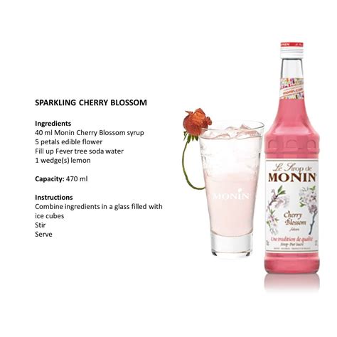 Buy Monin Cherry Blossom Syrup Online In Malaysia Luen Heng